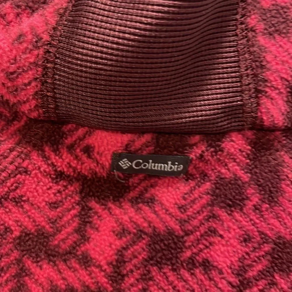 Columbia woman’s fuzzy half zip long sleeve shirt - Picture 9 of 11